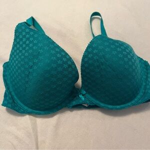 Aerie Brooke daisy print lace padded and wired all over bra